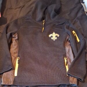 NFL Kids Black Hoodie with Gold Accents